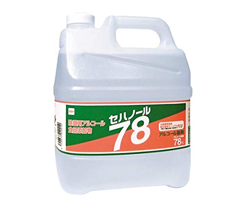 除菌用アルコール　アルコール製剤セハノール78　1ケース(4ℓ×4本入)